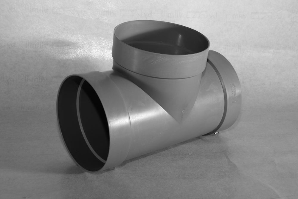 PVC T-Stück 90° mit Muffe PVC-T90 NW 225