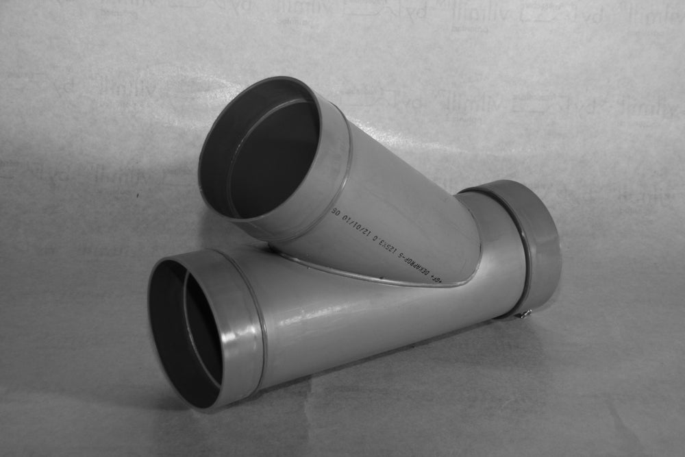 PVC Abzweigstück 45° mit Muffe PVC-T45 NW 1000
