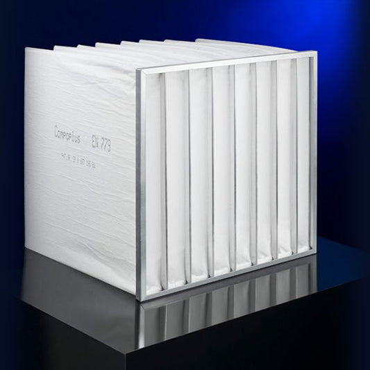Taschenfilter ISO ePM1 80% (F9), Metallrahmen, BxHxT=592x592x500mm, Taschenzahl=8