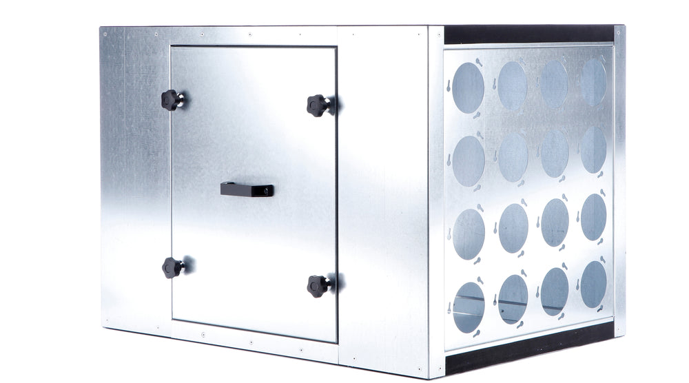späth Premium-Line Filtergeh., Abm. 2555x2555x1350, 2-stufig, für Partikelfilter und Aktivkohlepatr.