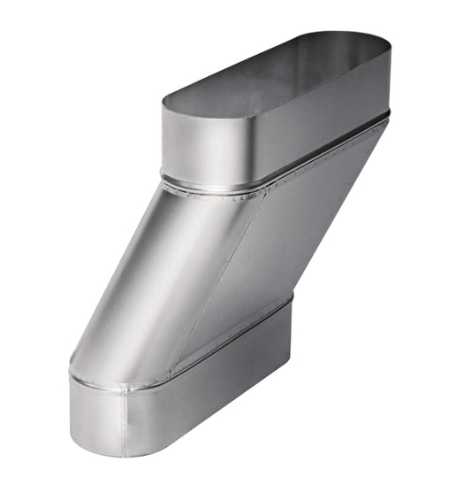 m+a Etage ETGVO oval, vertikal, BxH=310x150mm, Einbaulänge=375mm, Versprunghöhe=200mm