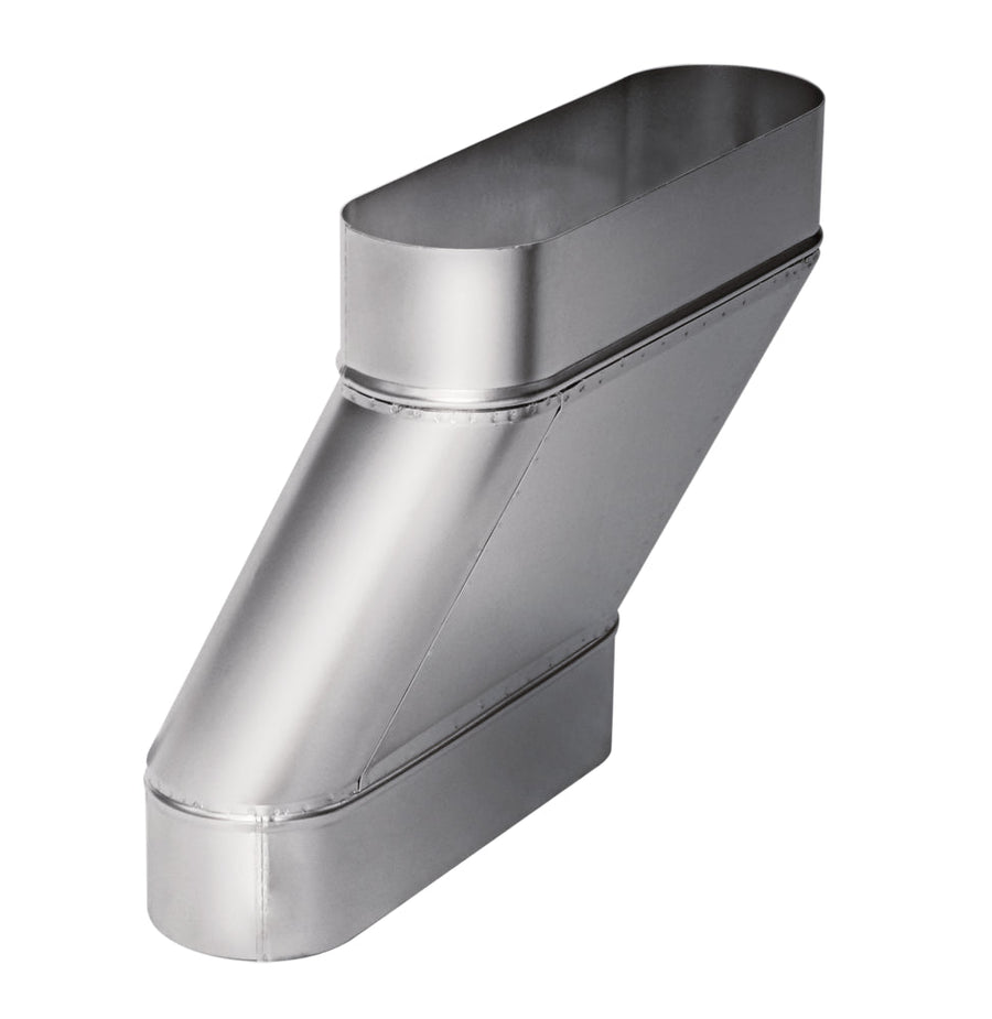 m+a Etage ETGVO oval, vertikal, BxH=1830x450mm, Einbaulänge=836mm, Versprunghöhe=550mm