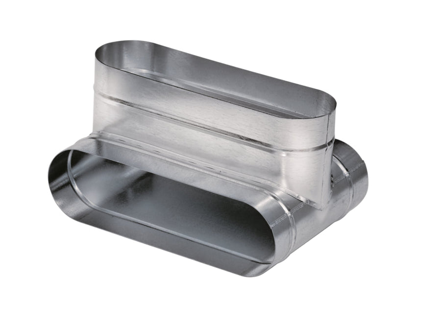 m+a Abzweig ATVO oval, vertikal, b1xh1=1210x400mm, für Abzweig b2xh2=1210x400mm, Einbaulänge=500mm