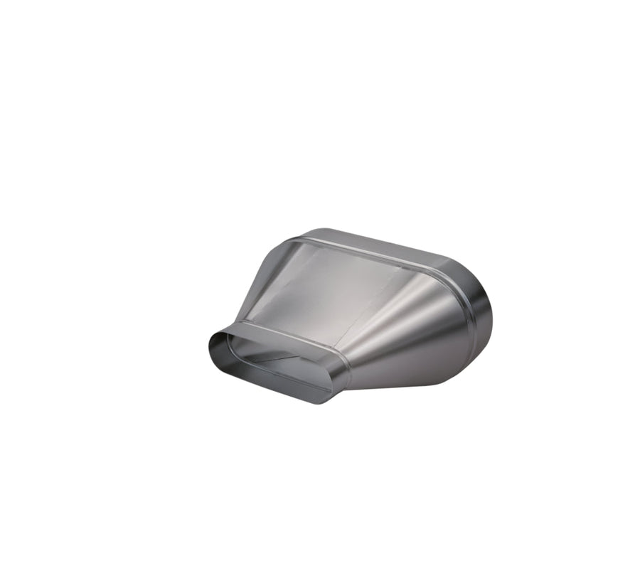 m+a Reduzierung USO oval-oval, symm., b1xh1=1640x500mm auf b2xh2=1510x450mm, Einbaulänge=225mm