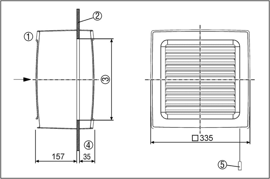 Maico Fensterventilator EVN 22 R