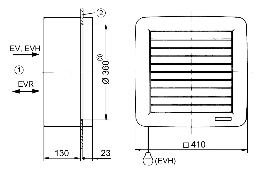 Maico Fensterventilator EVR 31