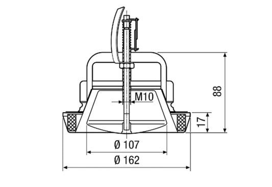 Maico Tellerventil, Brandschutz TB 12