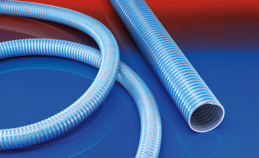Norres Antistatischer Saugschlauch, DN 76mm, L= 50m, NORPLAST® PVC-C 389 AS SUPERELASTIC