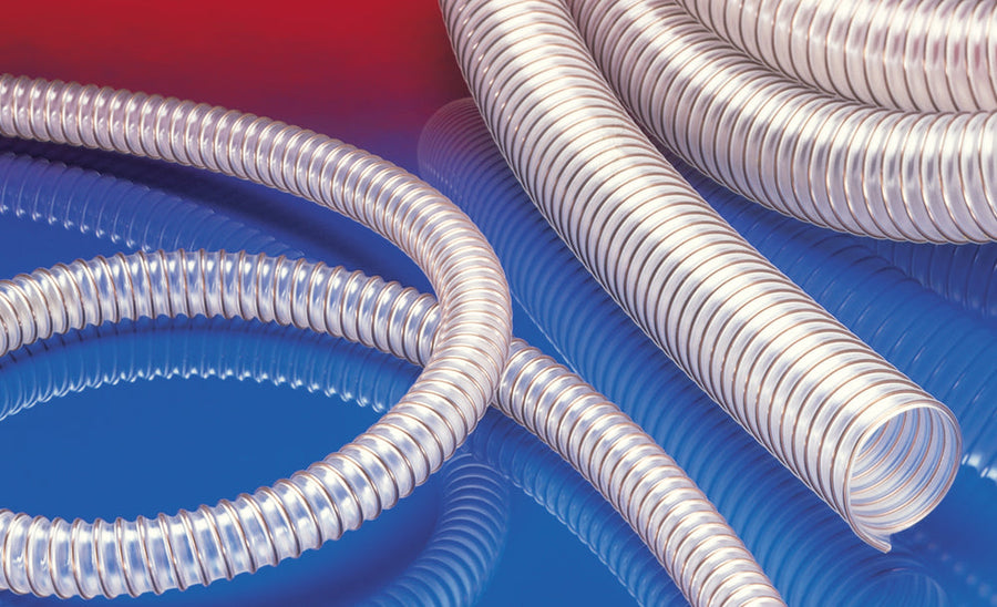 Norres PU Förderschlauch, schwer + antistatisch, DN 325mm, L: 10m, AIRDUC® PUR 355 AS