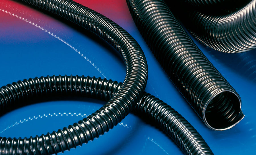 Norres PU Förderschlauch, leitfähig + schwer, DN 55mm, L: 10m, AIRDUC® PUR 355 EC