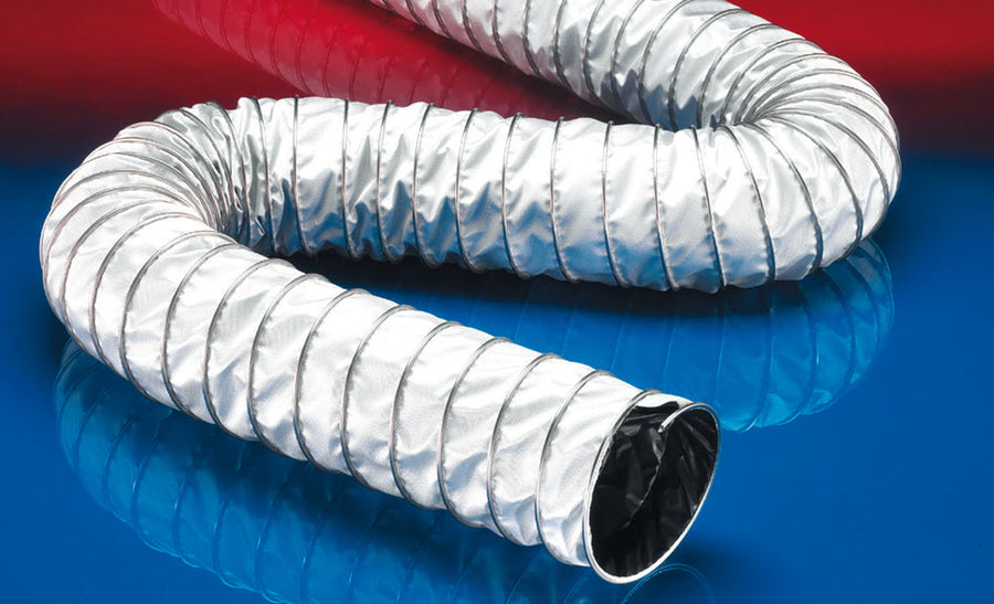 Norres Warmluftschlauch, elektr. leitfähig, DN 215mm, L: 3m, CP PTFE/GLASS-INOX 471 EC