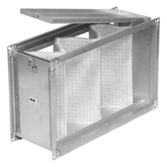 S&P Kanal-Luftfilterbox IFL-285 G4 mit Vliesfilter G4 600x300mm