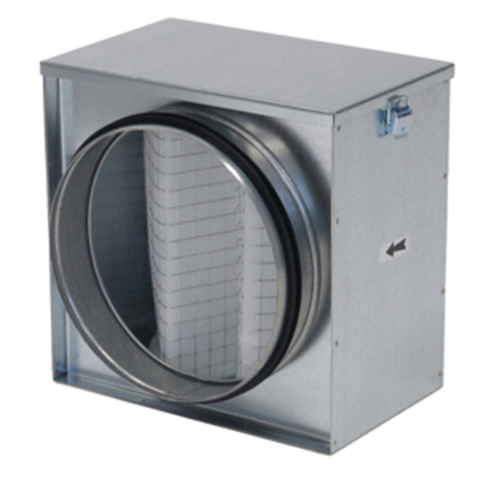 S&P Luftfilterbox MFL-100 mit Vliesfilter G4, DN100