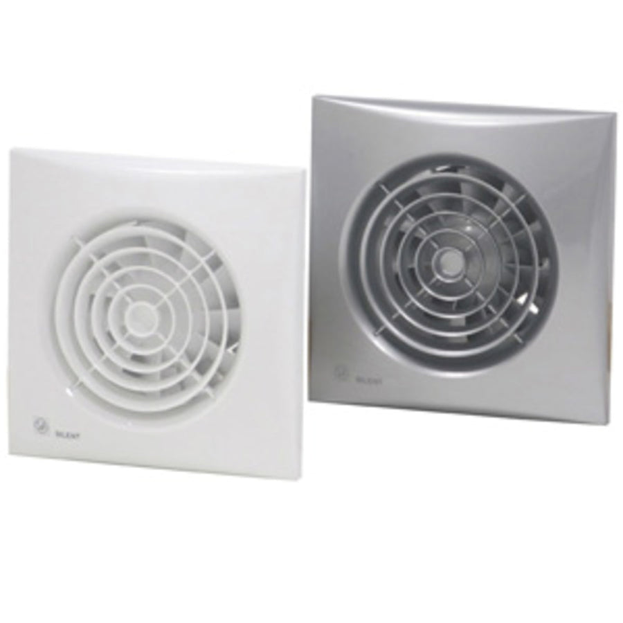 S&P Kleinraum-Ventilator SILENT-200 CHZ mit Feuchtesteuerung und einstellbarem Nachlauf