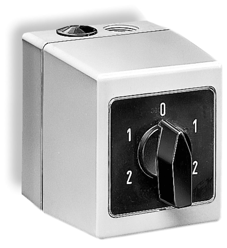 Helios PWDA, Polum- und Wendeschalter für 3-PH Dahlander Motoren 400 V, max. 25 A, IP 65