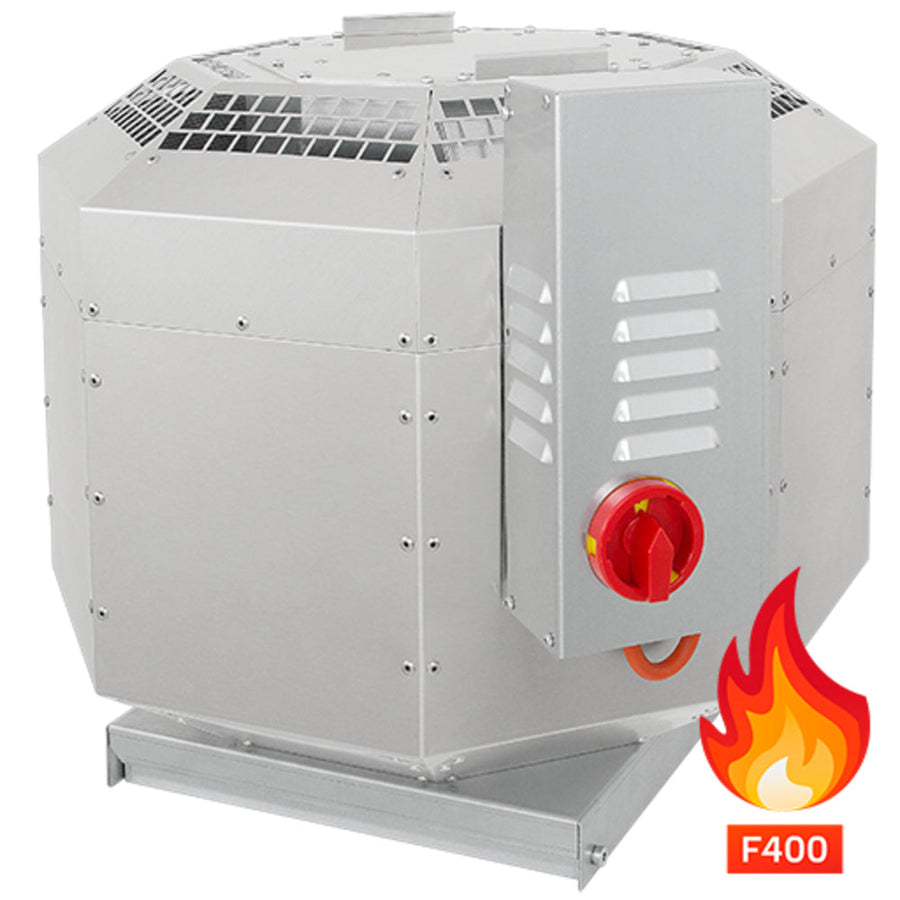 Ruck schallisolierter Dachventilator DVNI 315 D4 F4 30