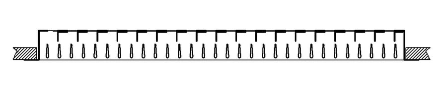 Schako Kompaktgitter KG-R 15 lackiert RAL9010, Abm. LxH=815x315mm