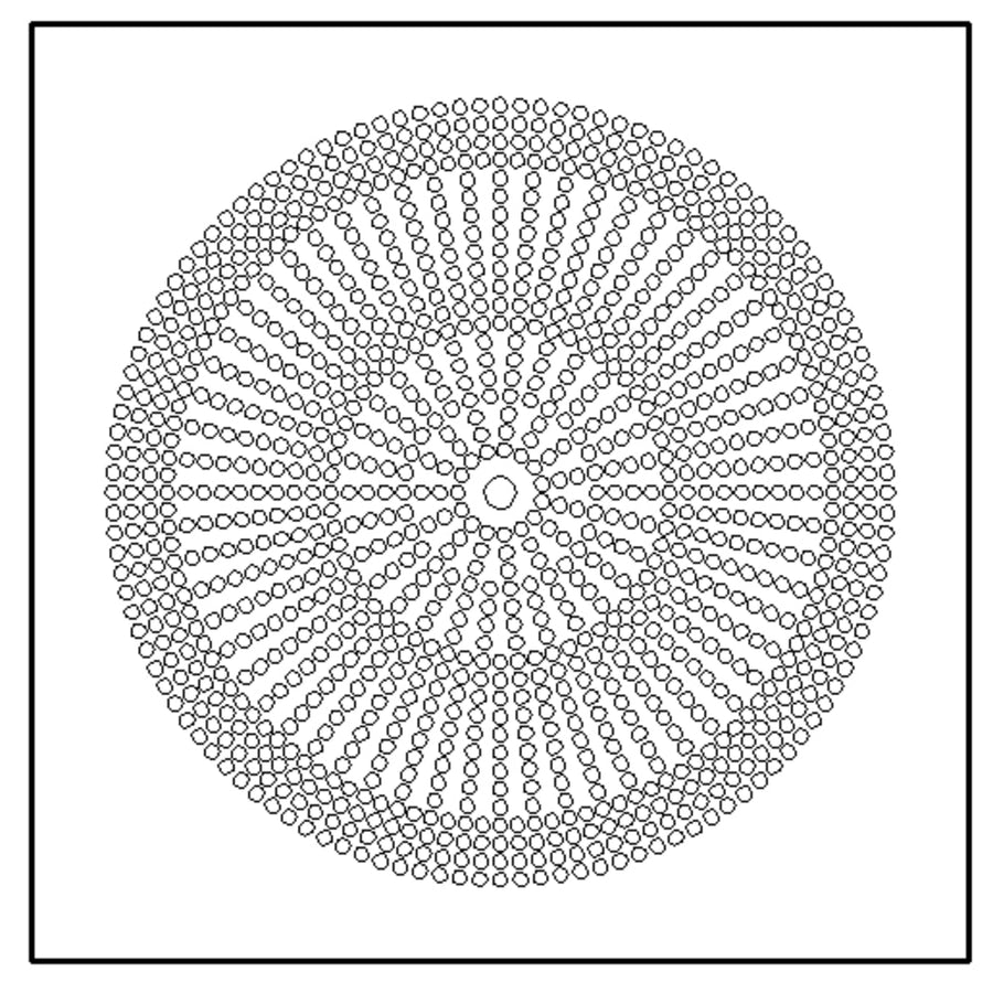 Schako Decken-Impulsauslass (Zuluft,eckig) Typ PIL-Q-S-Z-G, 625mm
