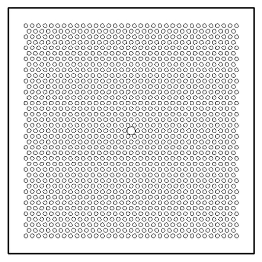 Schako Decken-Impulsauslass (Abluft,eckig) Typ PIL-Q-A, 600mm