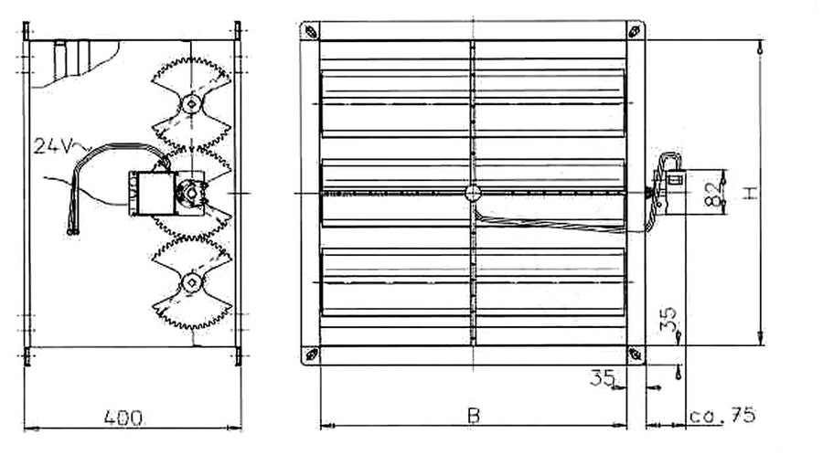 Schako Volumenstromregler VRA-E-HKP, BxH=449x400mm