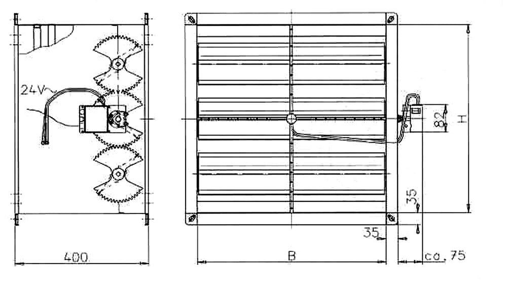 Schako Volumenstromregler VRA-E-HKP, BxH=449x201mm