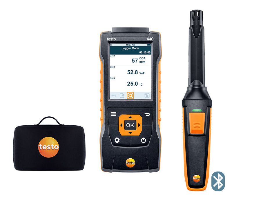 testo 440 CO²-Set mit Bluetooth®