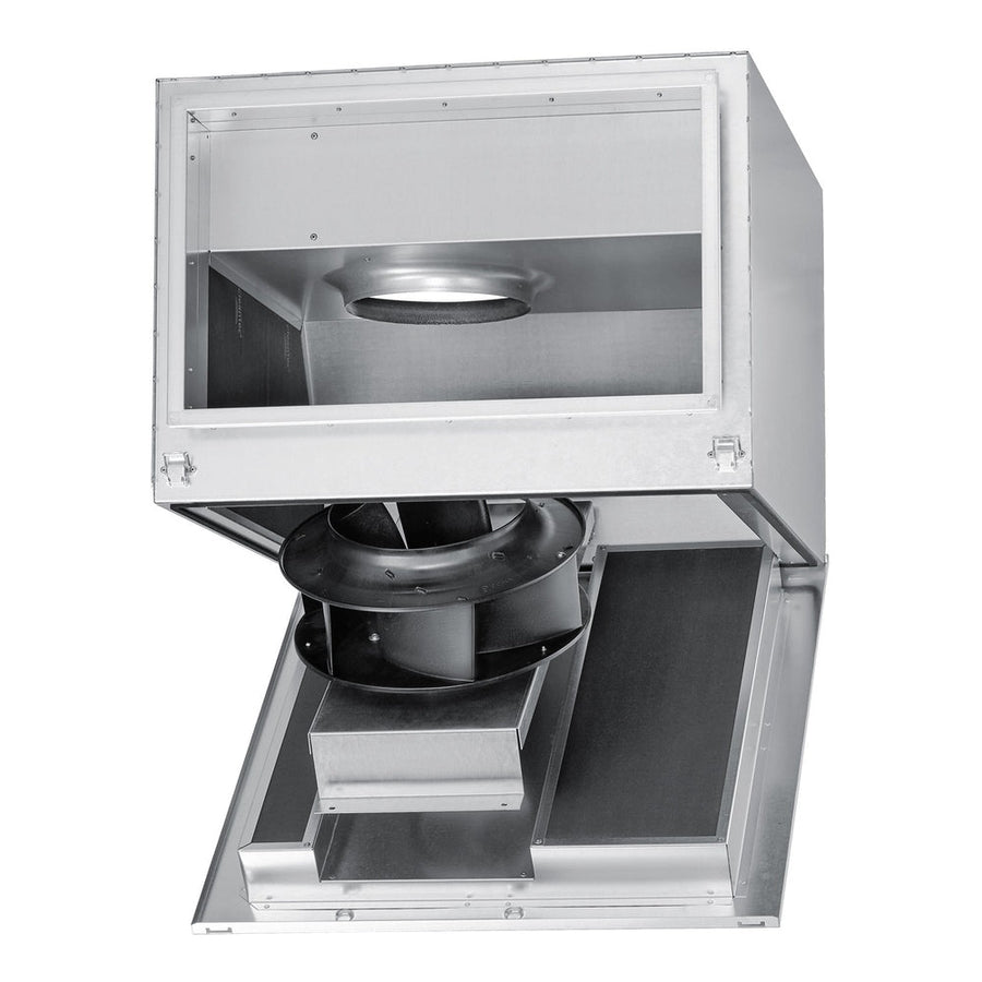 Helios SILENT Kanalventilator EC schallgedämpft, Hz regelbar 1-PH  200-277V  50/60Hz