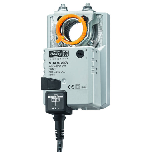 Helios STM 10 230V, Klappen-Stellmotor, 10 Nm 1-PH, 230V, 50/60 Hz, IP 54