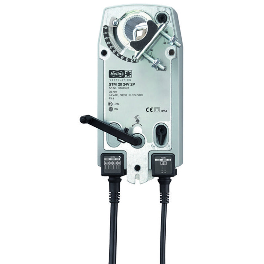 Helios 24 V DC, IP 54 Klappen-Stellmotor, 20 Nm