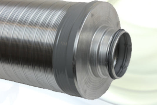 späth UTSD25 ProFlex flexibler Schallämpfer mit Lippendichtung und Rieselschutz - 080 mm x 0,3 m