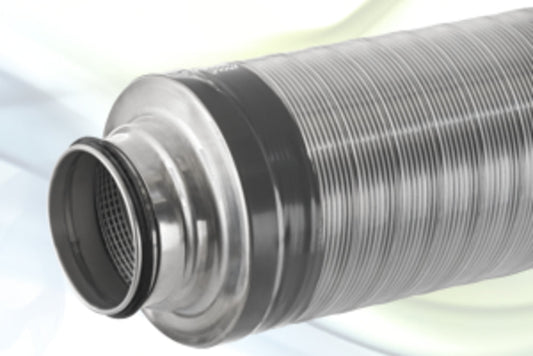 späth UTSD50 ProFlex flexibler Schallämpfer mit Lippendichtung und Rieselschutz - 180 mm x 0,75 m