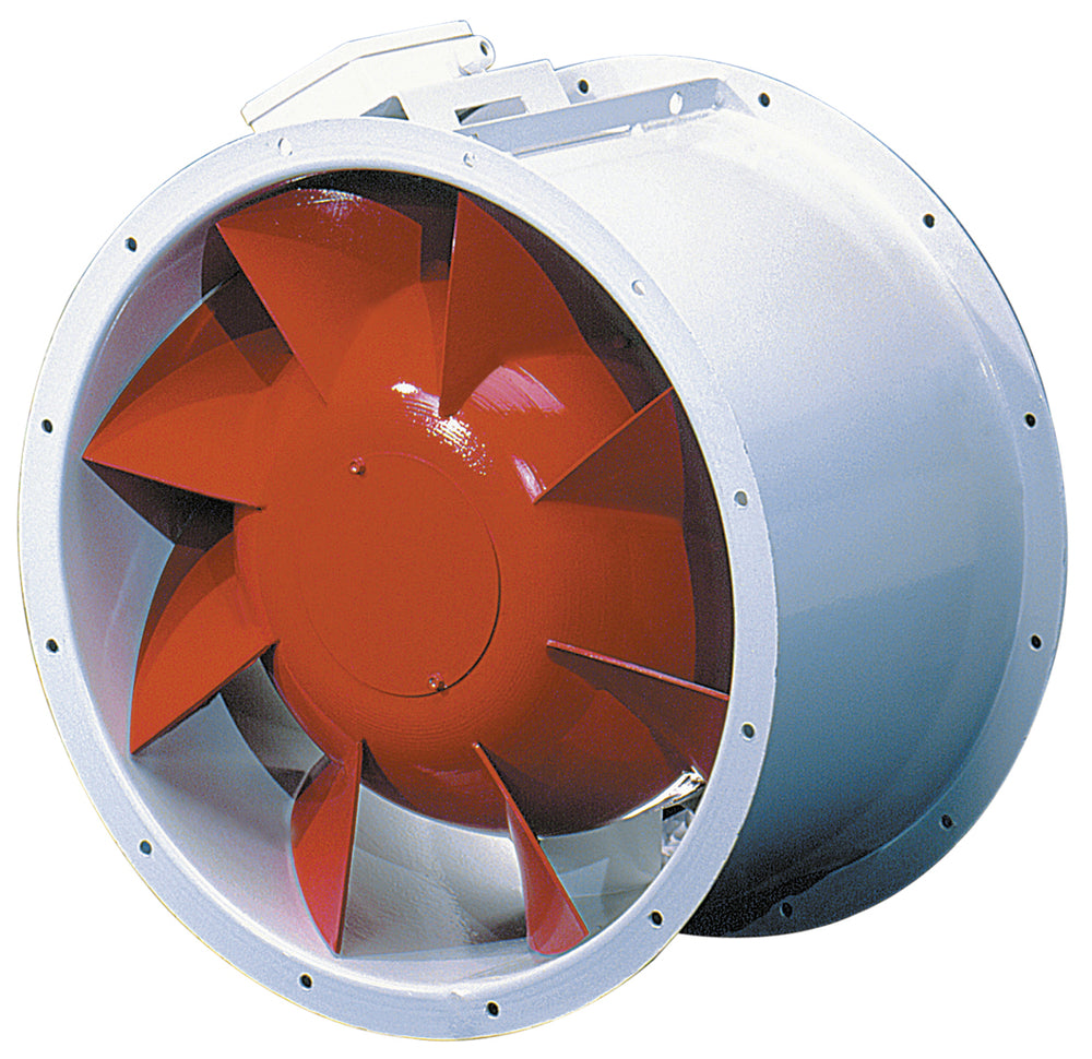 Helios VARD 450/4/4, RADAX Hochdruck-Rohrventilator 3-PH, zweitourig S ...