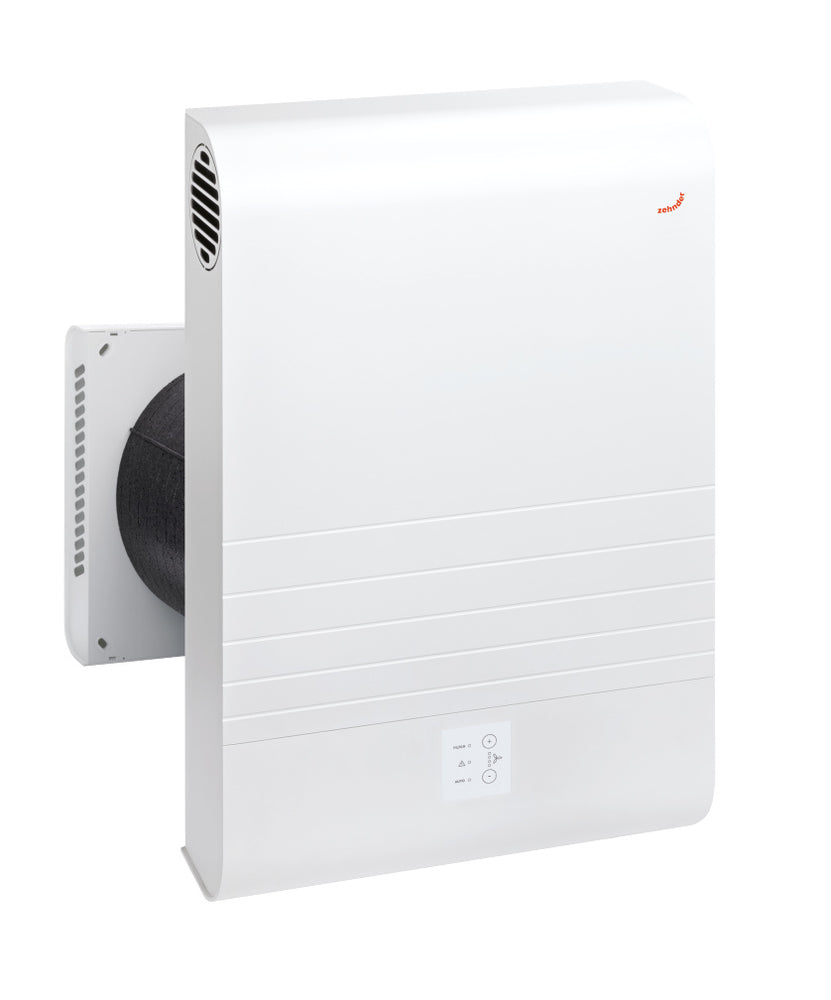 Zehnder Komfort-Lüftungsgerät ComfoAir 70 mit Außenwandhaube aus Edelstahl