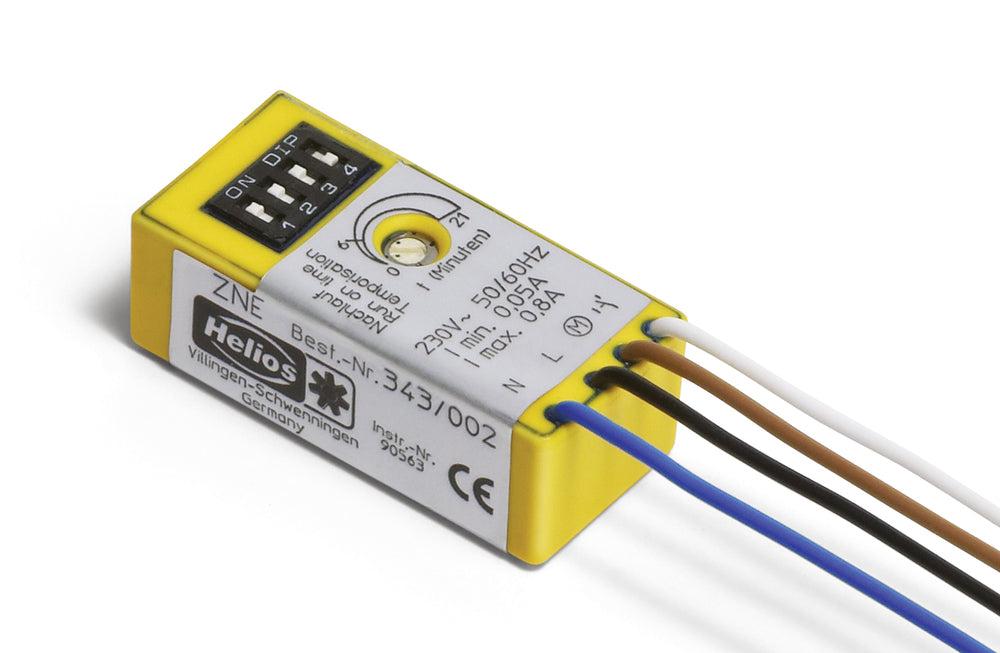 Helios ZNE, Elektron. Nachlaufschalter mit variabler Nachlaufzeit