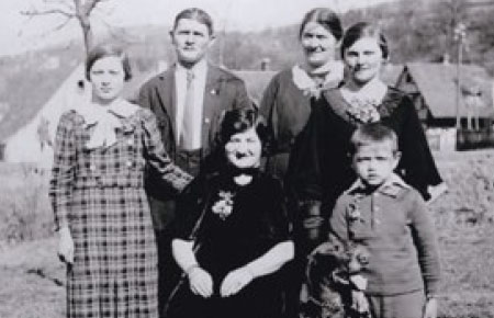 Familienfoto der Familie Späth im Jahre 1936